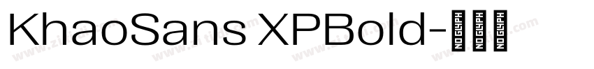 KhaoSans XPBold字体转换 KhaoSans XPBold字体转换